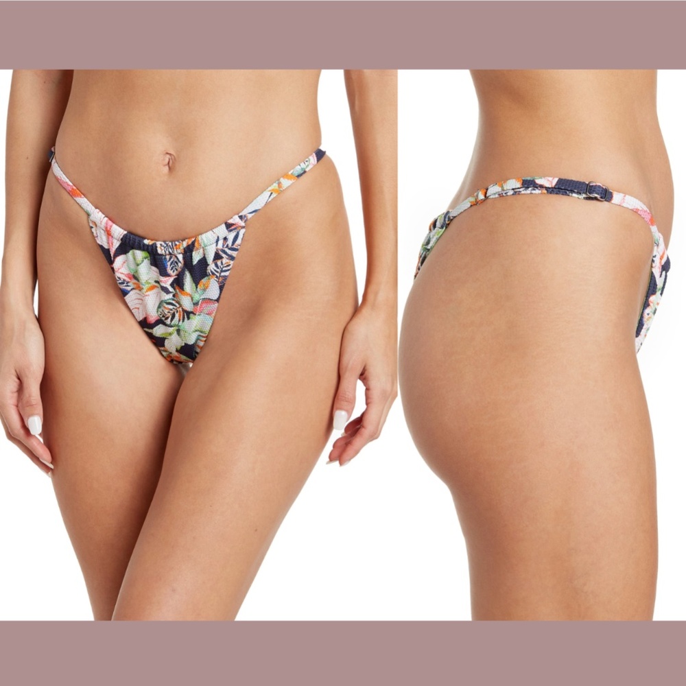 NWT Maaji [ Small ] Jungle Frisky Single Strap Reversible Bikini Bottoms‎